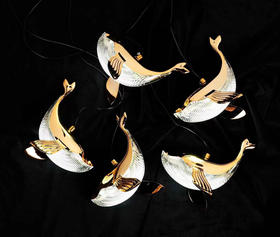 5头鲸鱼灯串【运费自理】