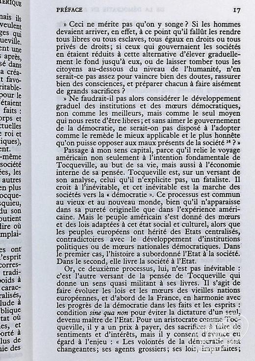 【中商原版】托克维尔 论美国的民主 2本套装 法文原版 De la democratie en Amerique Alexis de Tocqueville 商品图5