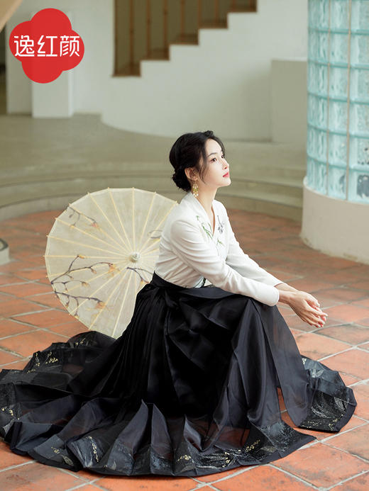 逸红颜明月优选#『玲琅』轻奢仙气马面裙，出片神器!~华流永不过时! 商品图2