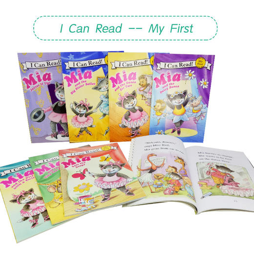 【4-8岁推荐】 I Can Read My First级别 Mia米娅系列8册 入门启蒙分级阅读读物 商品图2