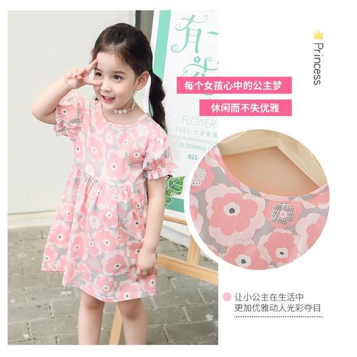 【PF】2023公主裙 女童连衣裙 夏季韩版女宝宝童装外贸地摊 儿童 连衣裙 商品图1