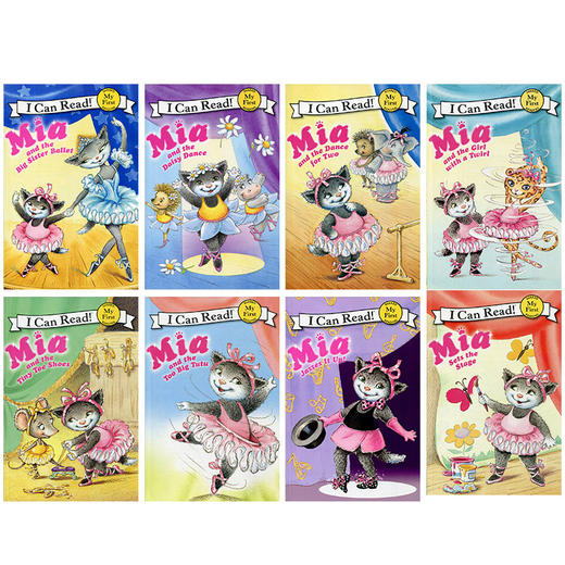 【4-8岁推荐】 I Can Read My First级别 Mia米娅系列8册 入门启蒙分级阅读读物 商品图1