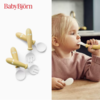 BabyBjorn 宝宝汤匙和叉子（4只装）粉黄色 商品缩略图0