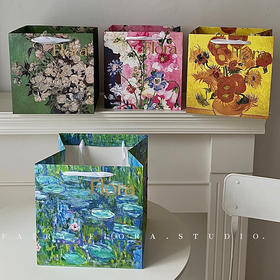 【琳琅】艺术家油画风手提袋（2个/包）（25*25*25cm）