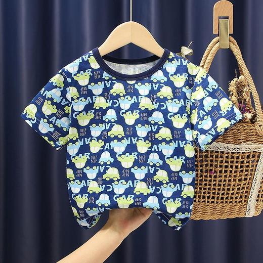 女童短袖t恤纯棉新款夏季宝宝上衣儿童洋气夏卡通中小童一件代发 商品图1