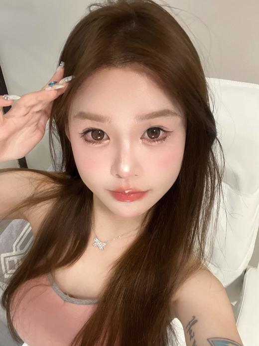 【大直径】PUFF GIRL-榛果甜豆-14.5mm【年抛 度数0-800度 含525/575】 商品图8