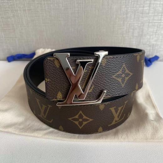 【预定款】路易·威登 LV INITIALES 4cm宽 男女通款 老花真皮双面腰带 M0566V 商品图3