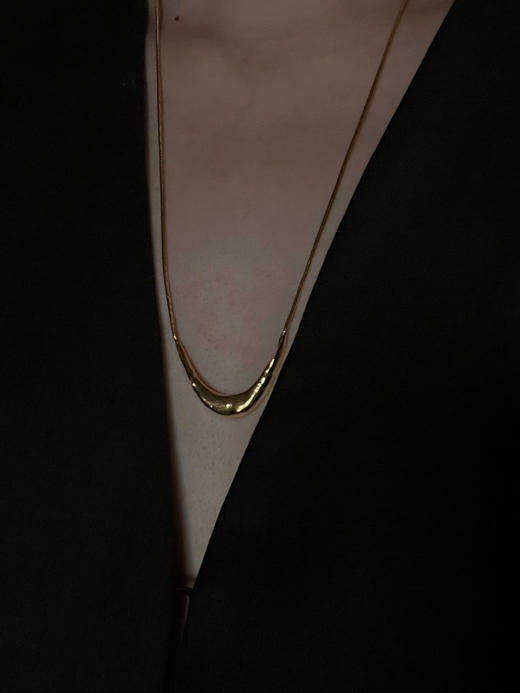 ABOAB｜Elbow necklace [ 项链 金 / 银 ]【SUBTLE】 商品图2