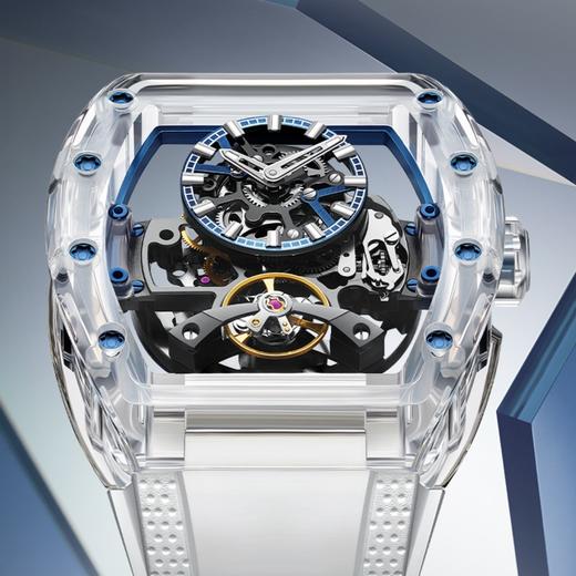 BONEST GATTI/布加迪夏季新款时尚透明壳酒桶全自动机械表BG9960  JCZ 商品图4