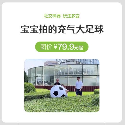 宝宝拍充气足球沙滩球/户外交友神器 商品图0