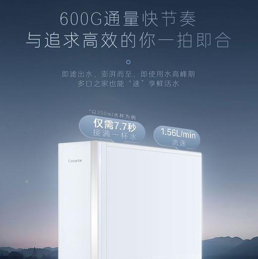 卡萨帝（Casarte）净水机 CRO600-DFAWU1 商品图6