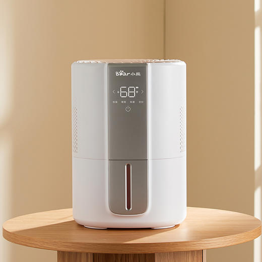 小熊加湿器 JSQ-F40J1 米白色 数码显示 蒸发式加湿器 商品图2