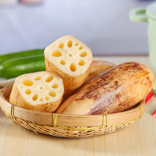 【顺丰京东包邮】洪湖莲藕  燃气高压制作变粉糯 3斤/5斤装 商品图2