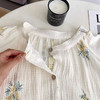 纯棉！双层纱睡裙/套装【半价清仓】夏日铃兰系列多款可选~婴幼儿A类棉纱面料泡泡袖+胸部别致抽褶设计法式领口+自带胸垫设计，吸汗透气、软糯又清爽! 商品缩略图9