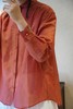 （4折）Lim Home白/橘红/淡黄贝壳纽扣上衣 商品缩略图3