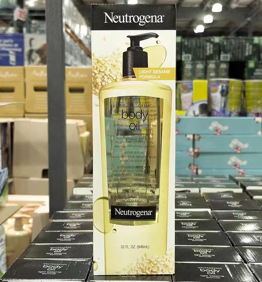 Neutrogena 露得清芝麻身体油 946ml！美国代购，无中文标签，介意慎拍 W 商品图0