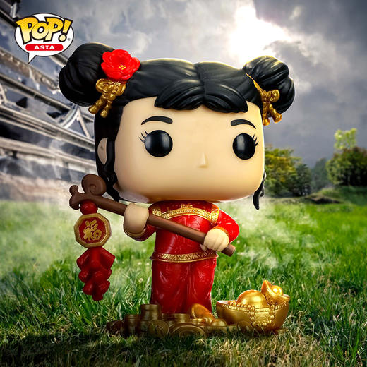 Funko POP! Asia Chinese Story Book Classics-Jin Tong& Yu Nu 中国经典故事书系列金童玉女限定款公仔手办摆件 64312 商品图1