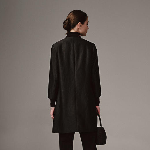 TANGY Collection天意高端2023秋季新品商场同款染秋系列女士莨绸外套 商品图2