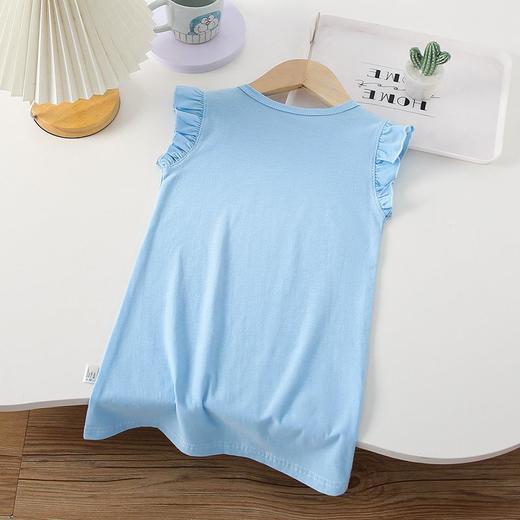 2023女童夏装连衣裙新洋气童装儿童短袖裙子夏长款T恤裙一件代发 商品图3