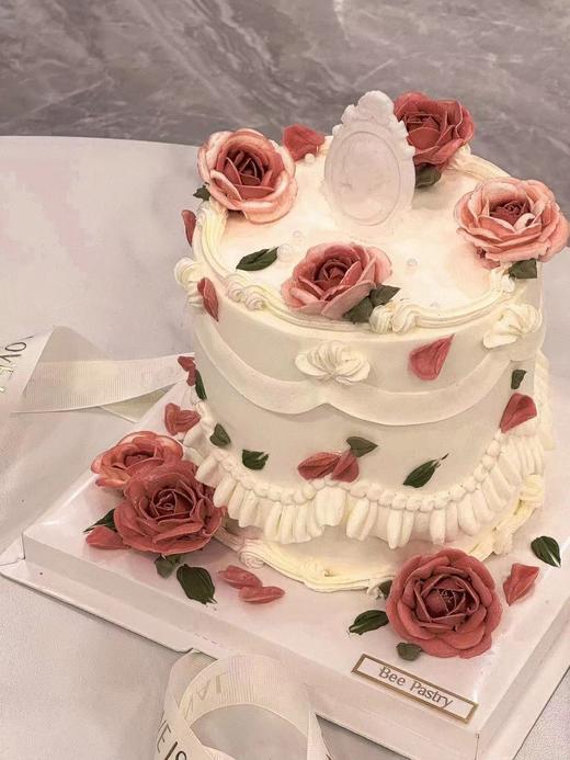 复古奶油裱花X款加高 （提前一天预订） 商品图0