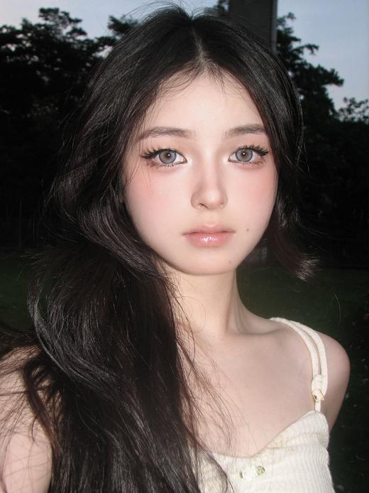 【大直径】PUFF GIRL-海盐泪光-14.5mm【年抛 度数0-800度 含525/575】 商品图11