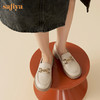 Safiya/索菲娅2023秋季新品英伦风浅口百搭一脚蹬真皮软底乐福鞋 SF33112023 商品缩略图3