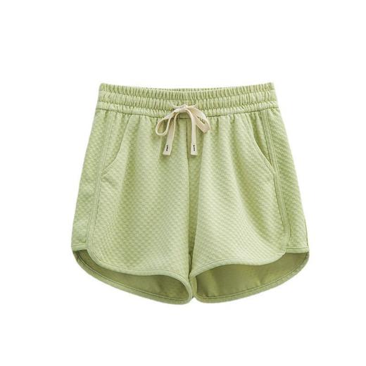 【夏日清凉，女士高腰运动短裤】修身显瘦，休闲时尚，A字遛弯阔腿设计，舒适透气，轻盈薄款，让你自由跑动！ 商品图4