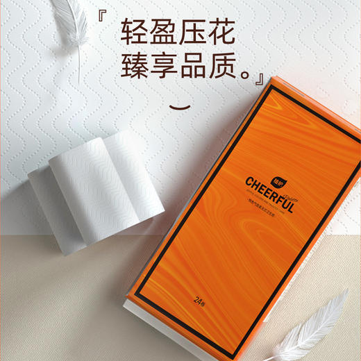 24卷植护气垫卫生纸家用实惠装整箱批无芯大卷纸手纸巾厕纸卷筒纸 商品图1