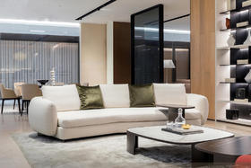 鹅卵石轻奢沙发，简约自然格调