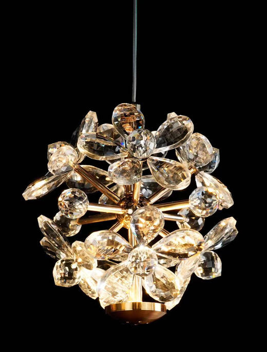 3头水晶吊饰灯串（D款）【运费自理】 商品图0