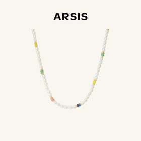 ARSIS【秘密花园】撞色米珠串珠项链轻奢小众精致项链 