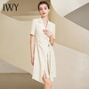 IWY/杏色西装连衣裙女名媛气质绑带显瘦职业裙232041Q1 商品缩略图4