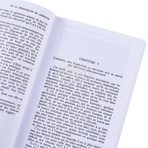 【中商原版】托克维尔 论美国的民主 2本套装 法文原版 De la democratie en Amerique Alexis de Tocqueville 商品图3