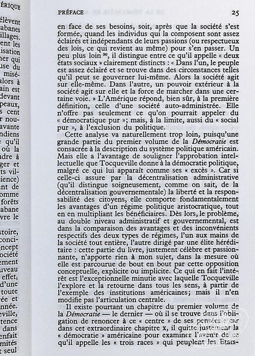 【中商原版】托克维尔 论美国的民主 2本套装 法文原版 De la democratie en Amerique Alexis de Tocqueville 商品图7