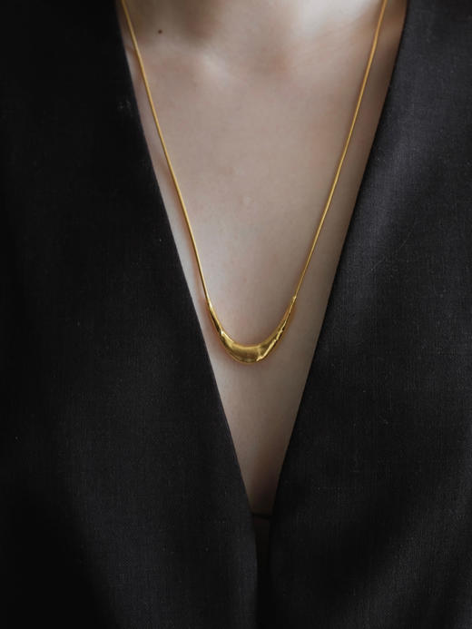 ABOAB｜Elbow necklace [ 项链 金 / 银 ]【SUBTLE】 商品图1