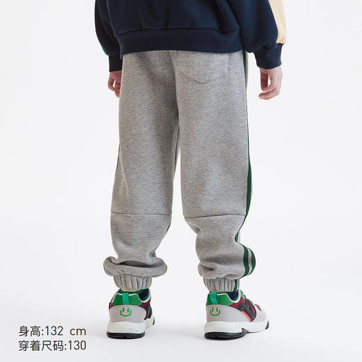 【A1】【MQD】童装男童韩版宽松运动卫裤针织裤年春季新款裤子侧边条长裤 商品图3