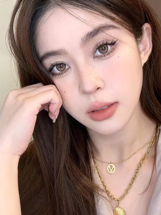 【大直径】PUFF GIRL-焦糖茶杯-14.5mm【年抛 度数0-800度 含525/575】 商品图3