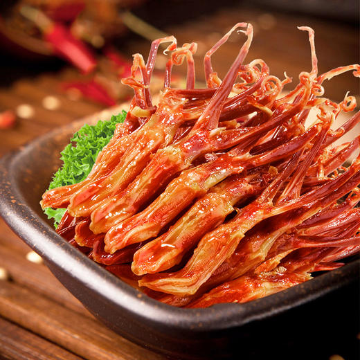 萨啦咪 温州特产鸭舌零食原味酱香卤鸭舌头大礼包205g 商品图2