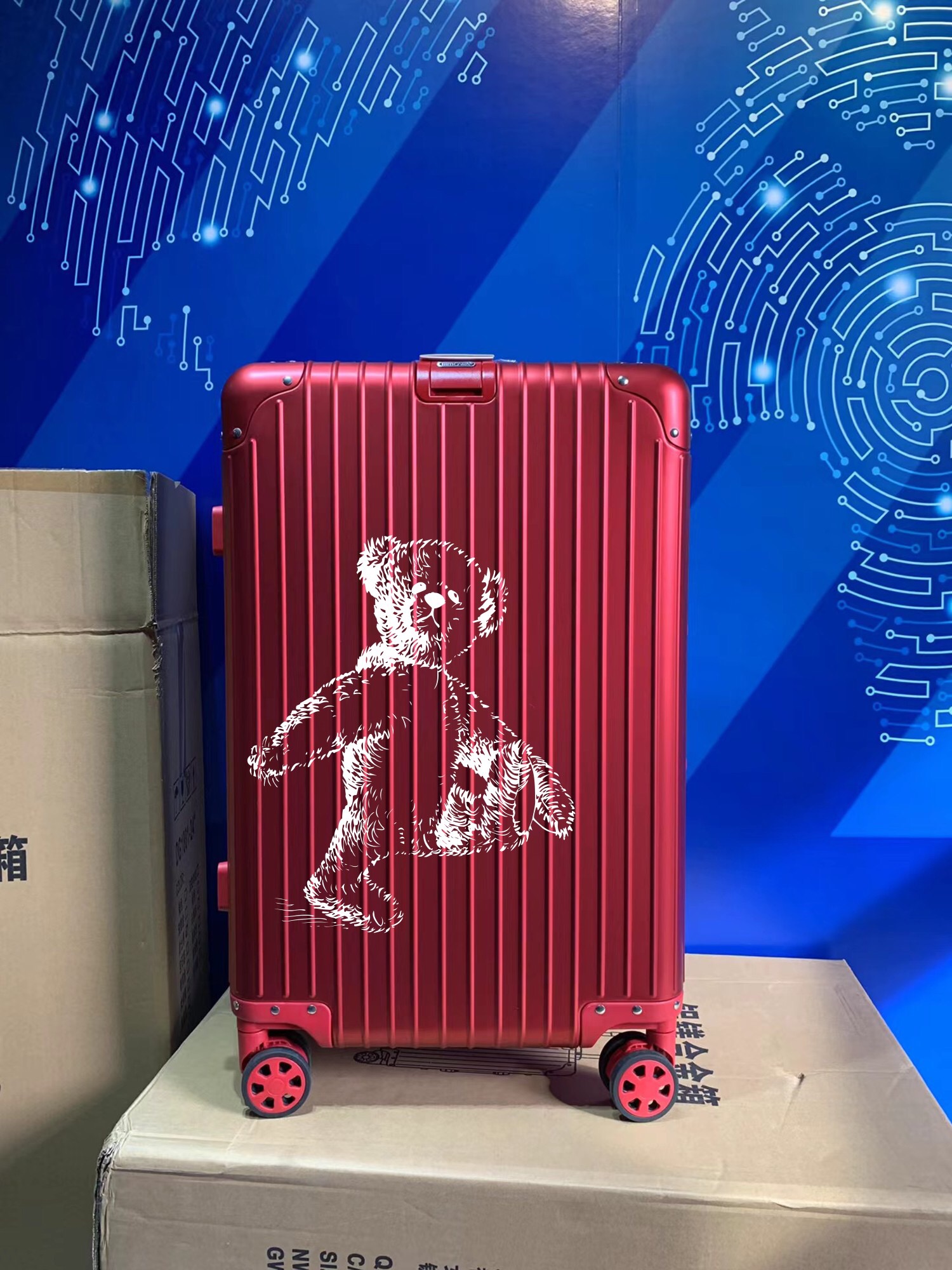 定制款 无质量问题不退还（下单48小时发货 ）默瓦拉杆箱-泰迪合作-铝镁合金箱体