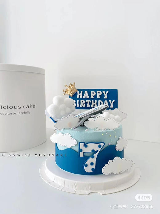 飞机模型蛋糕，愿所有梦想，都能乘着飞机远航，提前24小时以上下单 商品图0