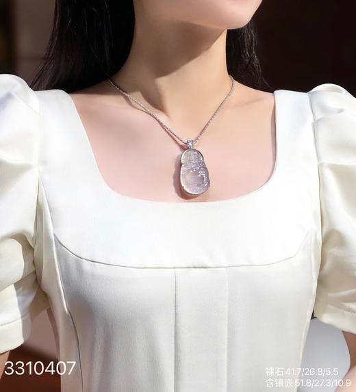 玻璃财神爷吊坠【3310407】具体价格微信咨询 商品图4