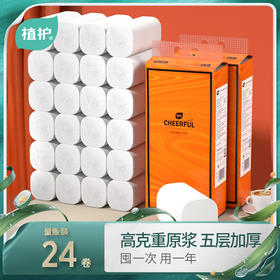 24卷植护气垫卫生纸家用实惠装整箱批无芯大卷纸手纸巾厕纸卷筒纸