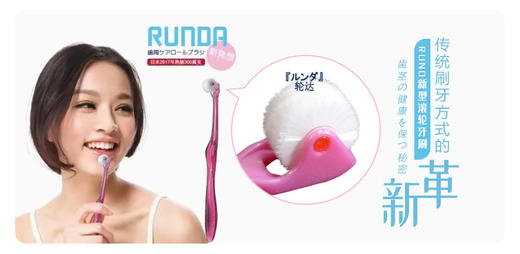 RUNDA牙周护理滚轮牙刷 商品图1