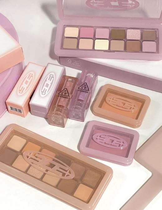 3ce新品眼影12色/腮红/口红！果冻粉柚系列 PURELY樱花碎冰/CHERRY西柚冰茶 夏日色彩多巴胺 商品图0