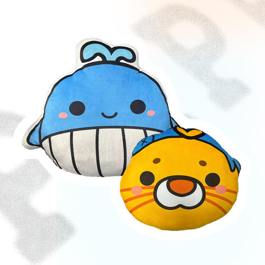 【澎澎湃湃】澎湃公仔抱枕~可爱抱枕 沙发靠垫 汽车靠腰 办公室护腰 午睡枕 商品图0