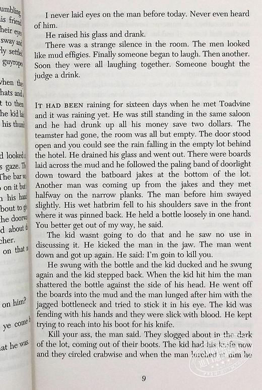 【中商原版】科马克 麦卡锡 血色子午线 英文原版 Blood Meridian Cormac McCarthy 美国国家图书奖 普利策小说奖得主 商品图7