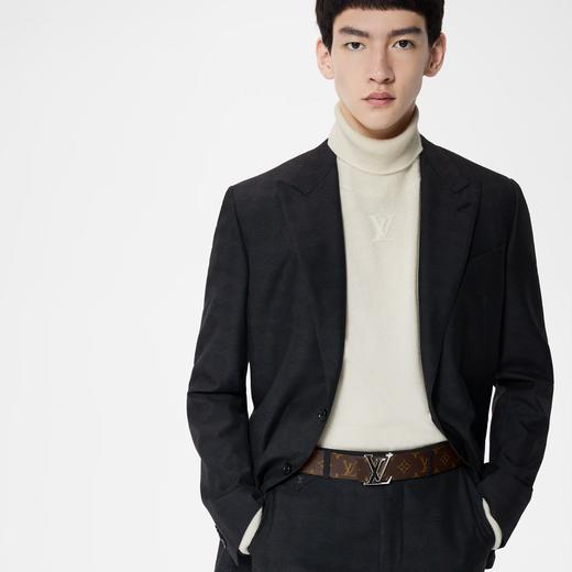 【预定款】路易·威登 LV INITIALES 4cm宽 男女通款 老花真皮双面腰带 M0566V 商品图5