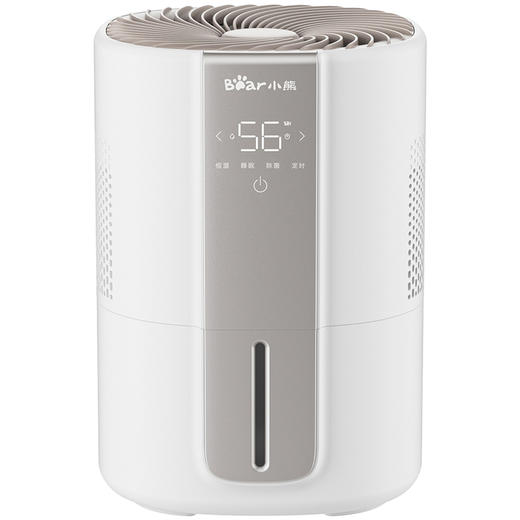 小熊加湿器 JSQ-F40J1 米白色 数码显示 蒸发式加湿器 商品图0