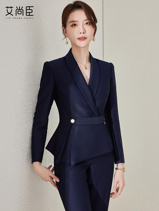 艾尚臣职业西装套装女时尚修身气质女神范职场通勤正装销售工作服 商品图1