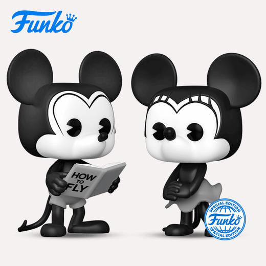 Funko POP! Disney Mickey  Minnie Oswald 迪士尼 限定款米奇与米妮双人盒+奥斯华隐藏款手办公仔摆件 商品图1